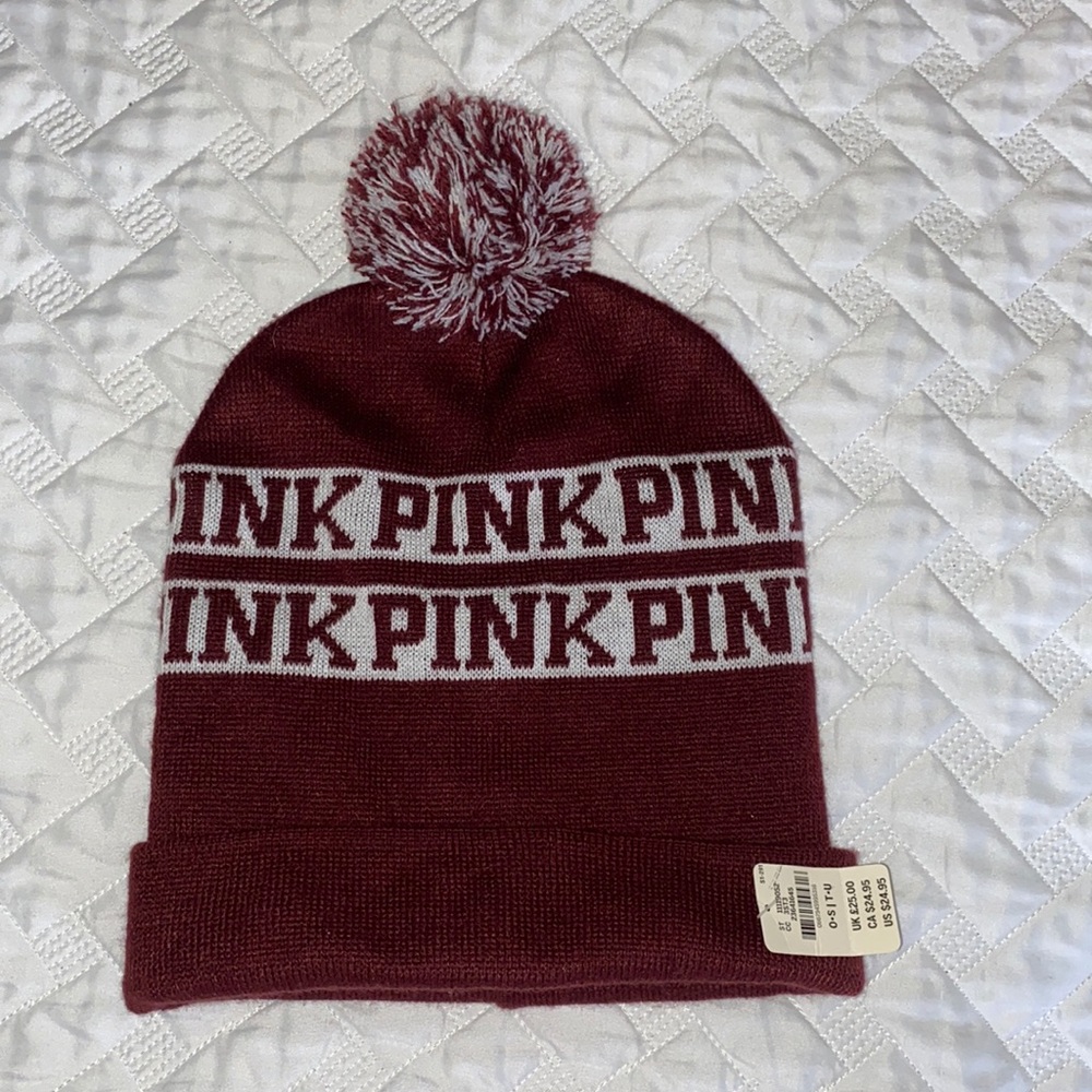 Victoria secret pink beanie